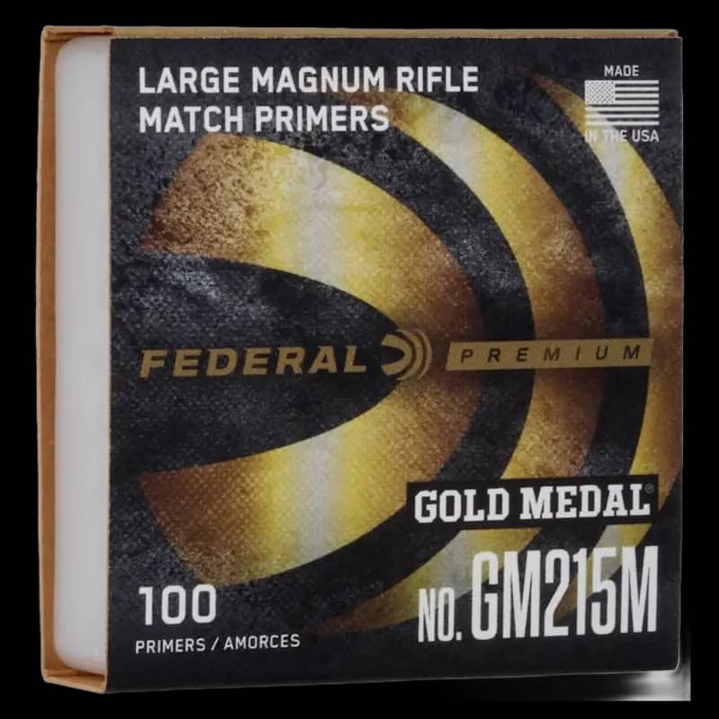 Federal Gold Medal Large Magnum Rifle Primer (100 Pack) - Image 1