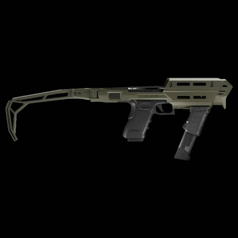 FAB Defense KPOS Amp Pistol Conversion Kit Green - Image 1