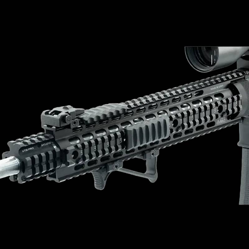 UTG Ultra Slim Angled Foregrip Picatinny Black - Image 4