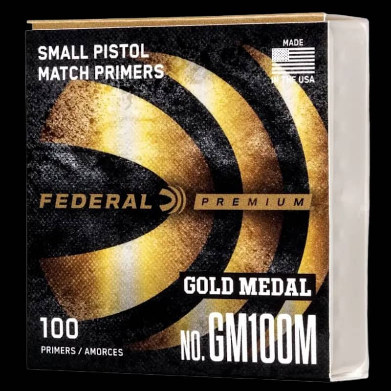 Federal Gold Medal Small Pistol Primer (100 Pack) - Image 2