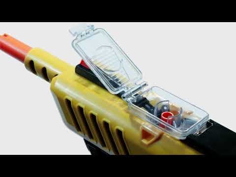 The Bug-A-Salt fires ordinary table salt to kill flies and other pesky insects.