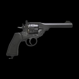 Image of Webley Mk VI .455 6" Barrel Air Pistol Black .22