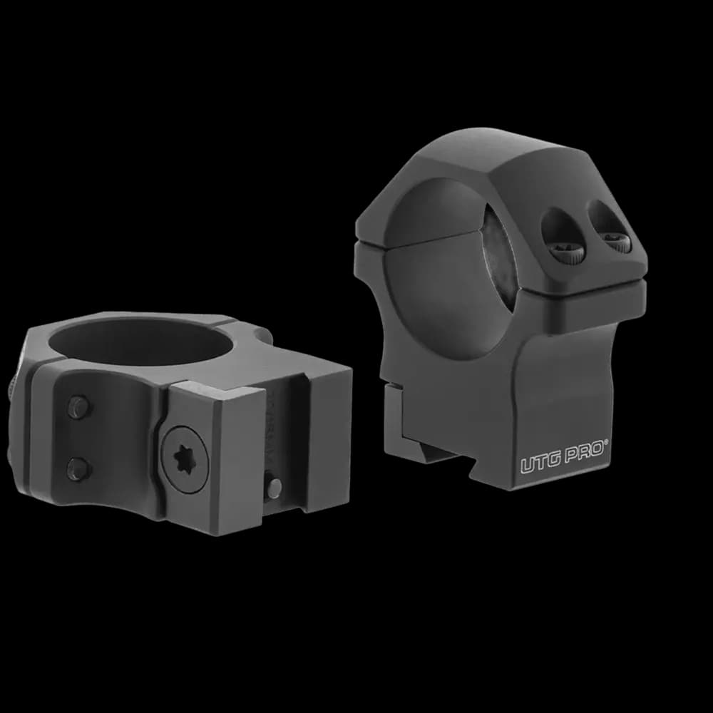 Product Image of UTG PRO POI 30mm Scope Rings Dovetail Medium