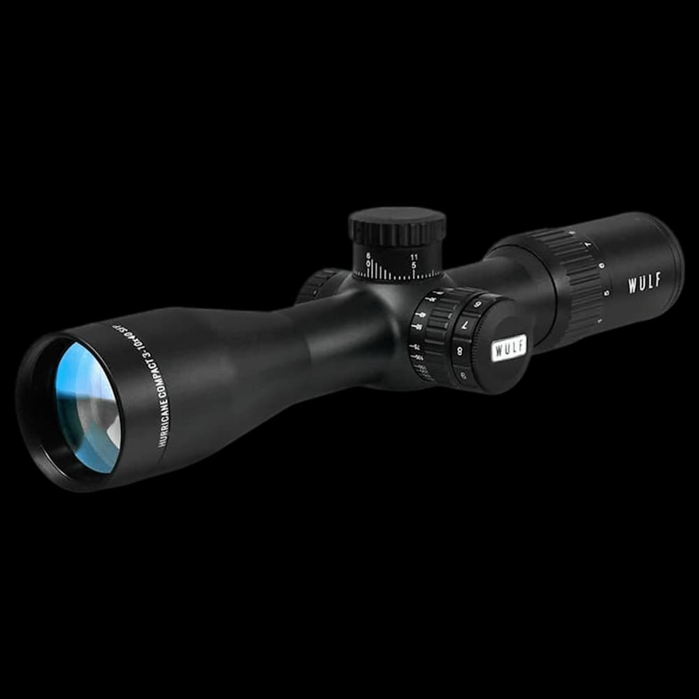 Product Image of WULF Hurricane Compact SFP IR Rifle Scope HFT Pro Reticle 3-10x40