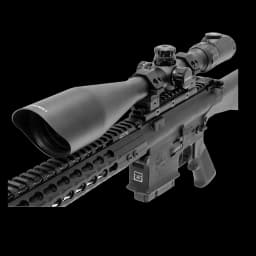 Image of UTG Super Slim Picatinney Angled Riser Mount 13 slot 20 MOA