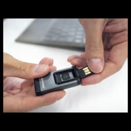 Image of Ledlenser K4R Rechargeable Keyring Torch - Grey