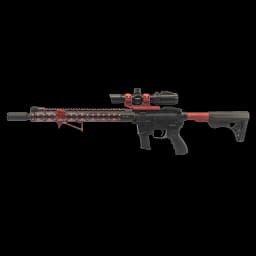 Image of UTG Ultra Slim Angled Foregrip M-Lok Red