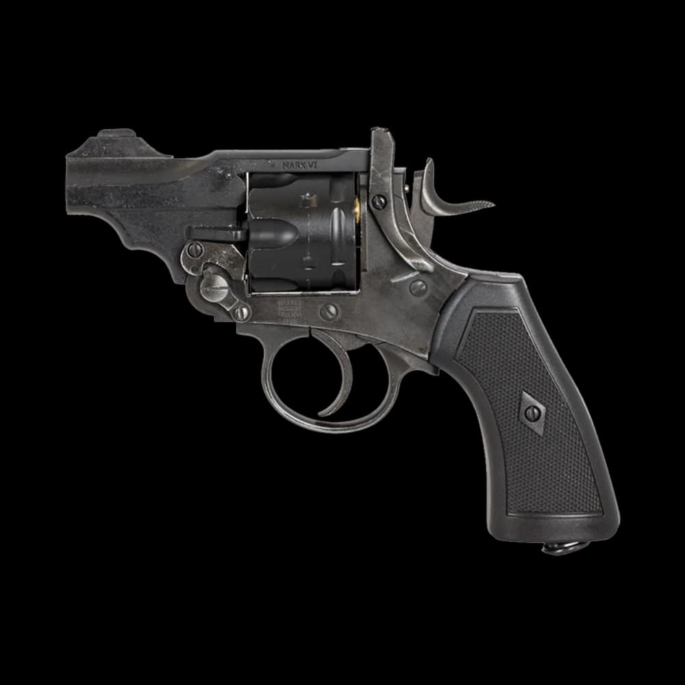 Product Image of Webley Mk VI .455 2.5" Barrel Air Pistol Black .22
