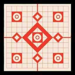 Image of Burris Zeroing Target 14"X14" 10 Pack
