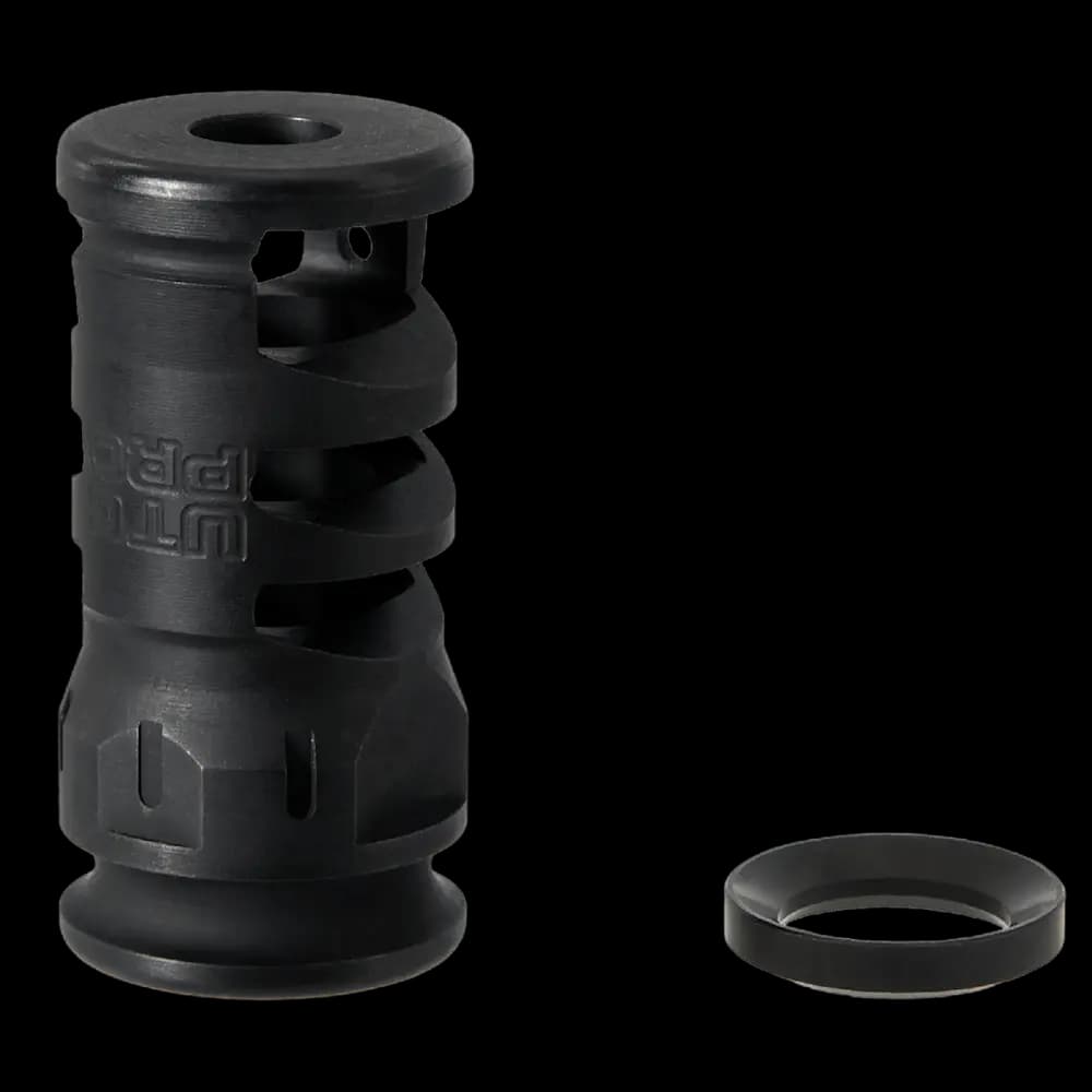 Product Image of UTG PRO AR15 Muzzle Brake .223cal 1/2"x28 1.75" Stubby