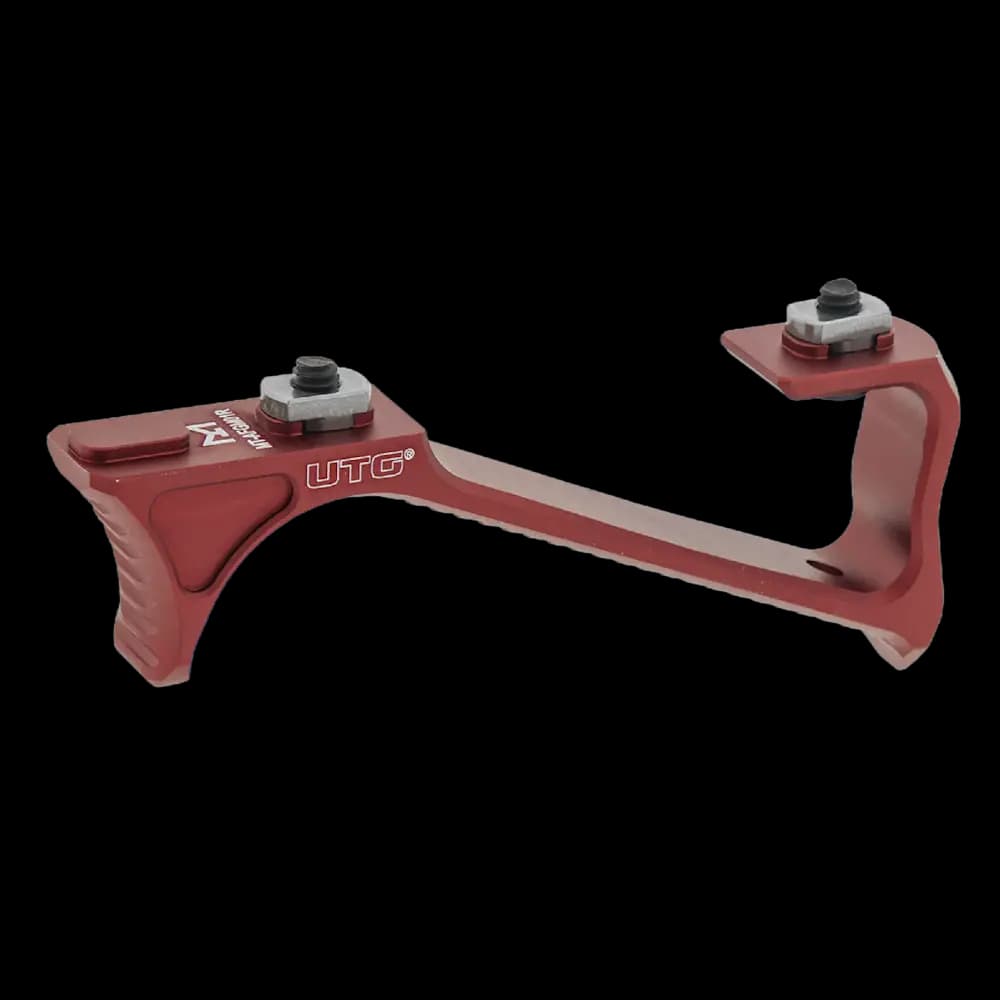 Product Image of UTG Ultra Slim Angled Foregrip M-Lok Red