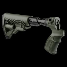 Image of FAB Defense Mossberg 500 M4 Buttstock With Shock Absorber Green