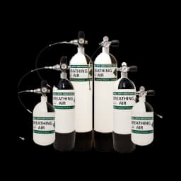 Image of 3Lt Cylinder 300 Bar With Gauge/Bleed/Hose