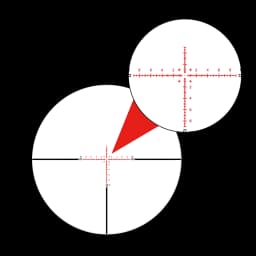 Image of WULF Hurricane Compact SFP IR Rifle Scope W-Mil Reticle 3-10x40