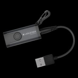 Image of Ledlenser K4R Rechargeable Keyring Torch - Grey