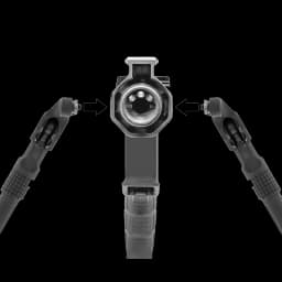 Image of UTG Recon Flex II M-Lok Bipod Centre Height   7.1"-9.1"