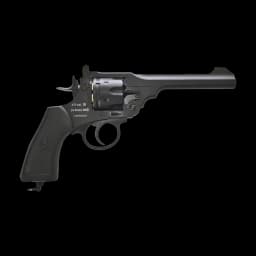 Image of Webley Mk VI .455 6" Barrel Air Pistol Black .177