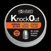 JSB Knockout Slugs .22Cal  25.39G (200)