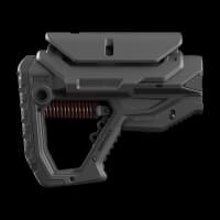 FAB Defense GL Core Impact Collapsible AR15 Buttstock With Cheekriser Black