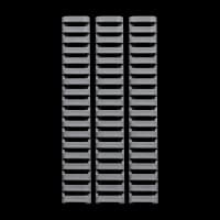 Ergo 18 Slot Low Profile Ladder Rail Cover (3 Pack) Graphite Grey