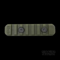 FAB Defense M-Lok Plastic Rail 8 Slot Green