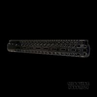 ERGO SUPERLITE MODULAR FREE FLOAT RAIL SYSTEM M-LOK 12 INCH - BLACK