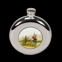 Bisley 4.5Oz Round Hip Flask Boxed