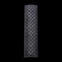 Ergo 15-Slot Diamond Plate Full Rail Covers Black (3Pk)