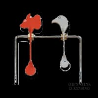 Double Spinning Target - Pigeon And Rat