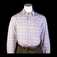 SHIRT OXLEY WHITE/PUR L-16
