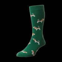 Hound Shooting Socks Green