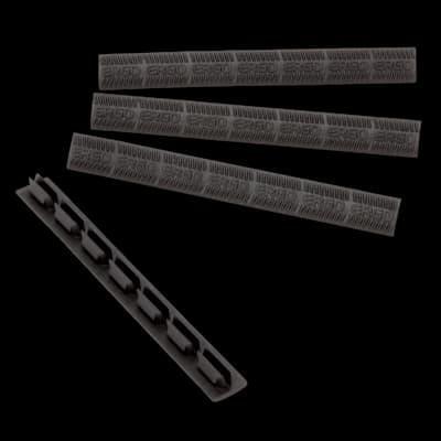 Ergo Modular Wedgelok Rail Covers KeyMod 7 slot (4 Pack) Black