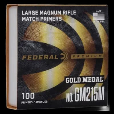Federal Gold Medal Large Magnum Rifle Primer (100 Pack)
