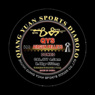 Qys Domed Nose .177/4.49 8.48Gr (500)