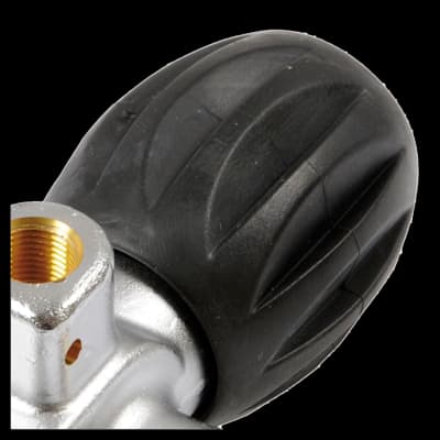 Black Rubber Dive Bottle Handwheel