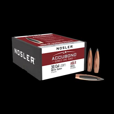 Nosler 30/.308 190gr Accubond Long Range (100)