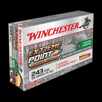 Winchester Extreme Point 243 85Gr Lead Free Ammo