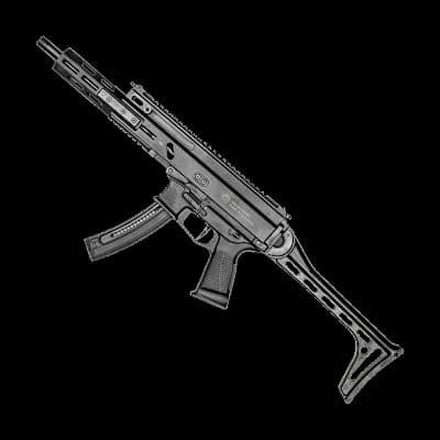 Grand Power Stribog 22LR 12" Semi-Auto Rifle Black