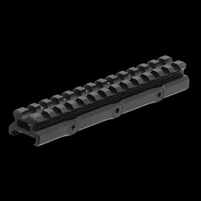 UTG Super Slim Picatinney Angled Riser Mount 13 slot 20 MOA