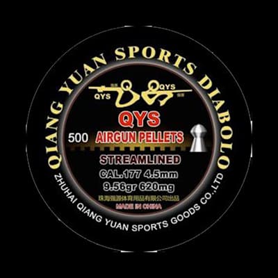 Qys Streamlined Nose Heavies .177/4.50 9.56Gr (500)