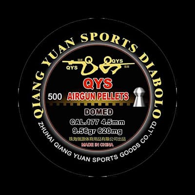 Qys Domed Nose Heavies .177/4.49 9.56Gr (500)