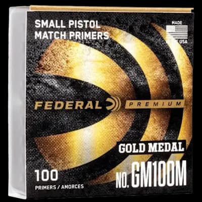 Federal Gold Medal Small Pistol Primer (100 Pack)