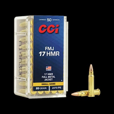 CCI Full Metal Jacket 17 HMR FMJ 20gr