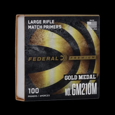 Federal Gold Medal Large Rifle Primer (100 Pack)