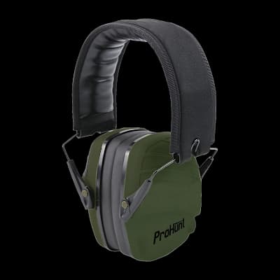 Pro Hunt Ear Defenders Green