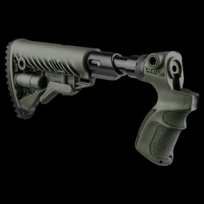 FAB Defense Mossberg 500 M4 Buttstock With Shock Absorber Green