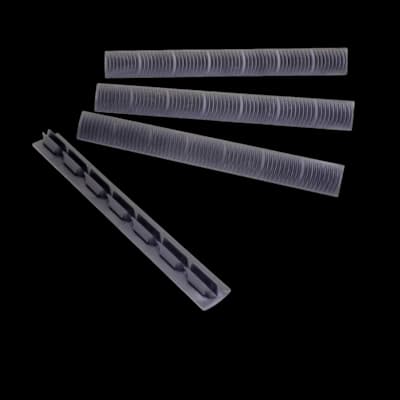 Ergo Modular Wedgelok Rail Covers KeyMod 7 slot (4 Pack) Graphite Grey