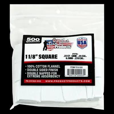 Pro-Shot Patch 22-270  1 1/8" Square (500)