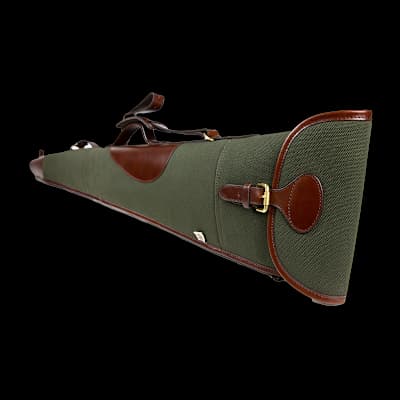 Teales Huntsman Gun Slip Leather & Forest Canvas 30"