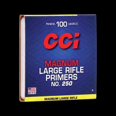 CCI 250 Magnum Large Rifle Primer (100 Pack)